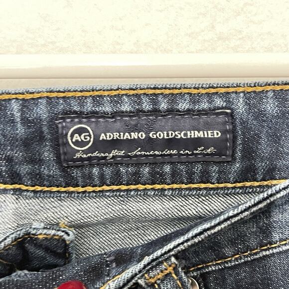 AG Jeans Womens 27 Jessie Curvy Cropped Bootcut Raw Hem 29x26 Low Rise - Picture 6 of 11